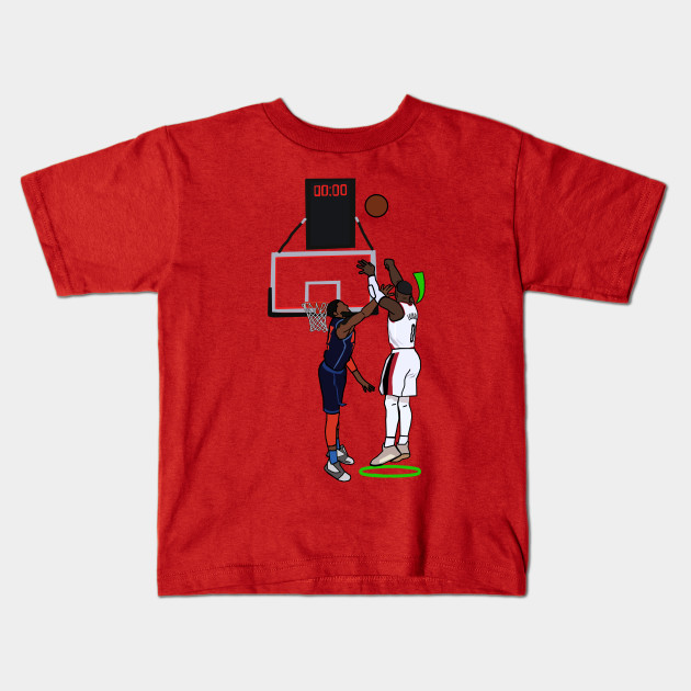 Damian Lillard Hits A Green Light Over Paul George FTW - NBA Portland Trailblazers